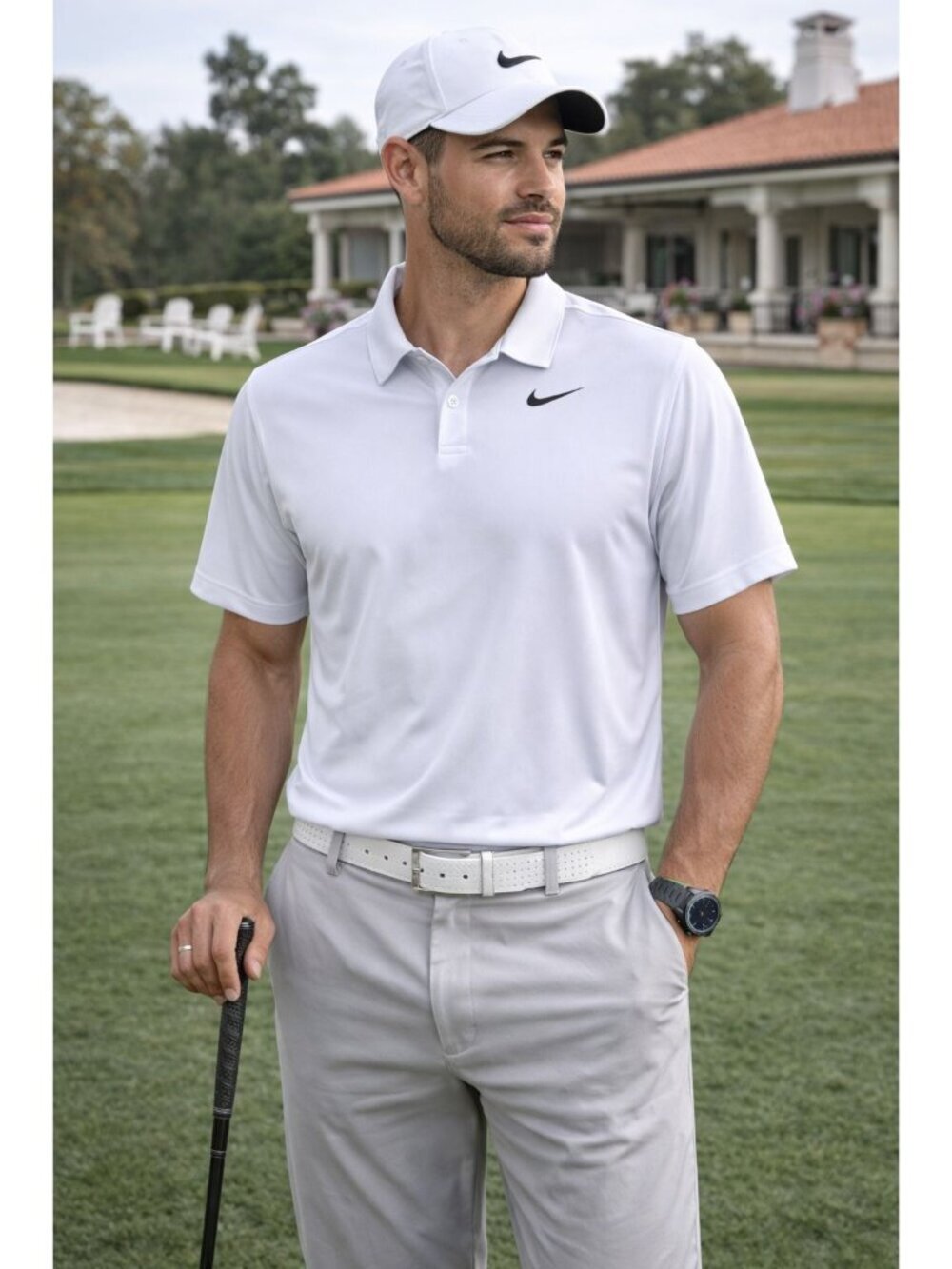 Nike Dri-FIT Micro Pique 2.0 Polo Shirt Men's Gray Size XXL Golf Performance